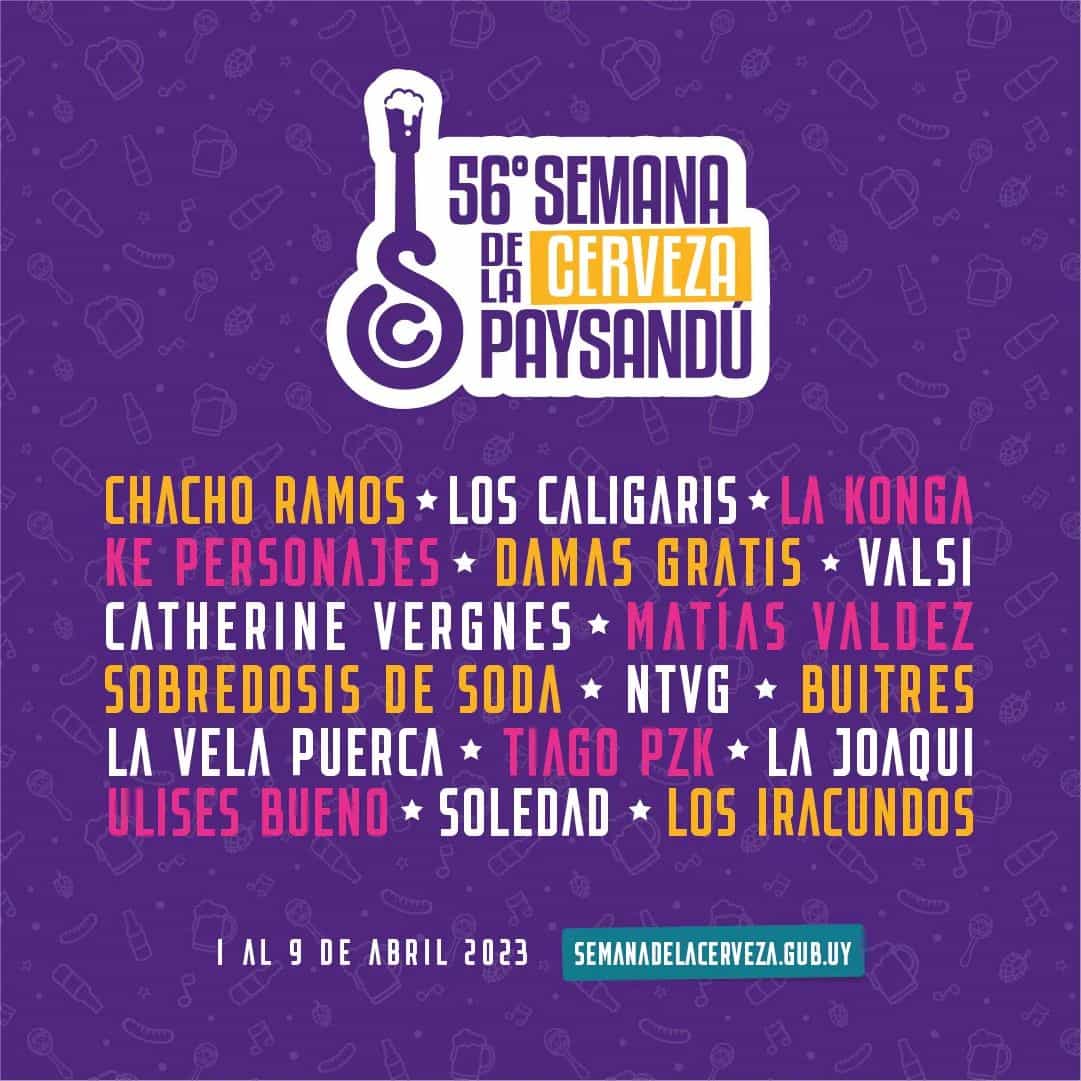 56º Semana de la Cerveza en Paysandú MINTUR